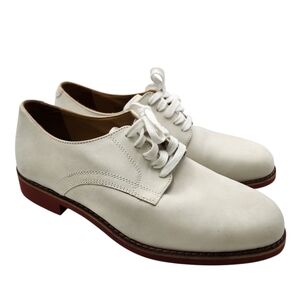 Cole Haan Men's Off‎ White Leather Oxfords Size 8.5
